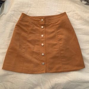 DIVIDED off brown/orange skirt